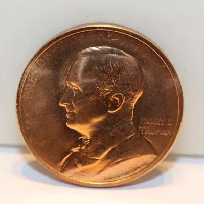 Harry S Truman U.S. Mint Presidential Bronze Medal 34mm • $5.99