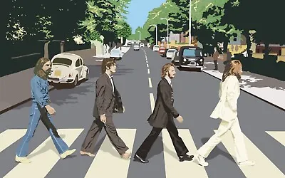 £11.99 • Buy The Beatles Abbey Road Poster Print A5, A4, A3, A2, A1, A0 * FREE POSTAGE *