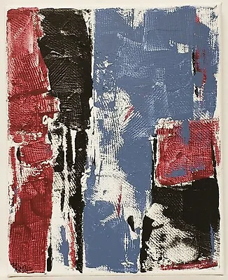 No.968 Original Abstract Modern Minimal Urban Textured Painting By K.A.Davis • $80