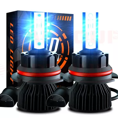 For International 4100 4200 4300 4400 8500 9007 LED Headlights Kit Bulbs Blue • $23.99