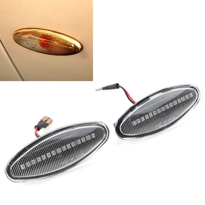 $27.23 • Buy 1 Pair Turn Signal Side Marker Lights For Jaguar S-Type Fit XK8/XKR For XJ X350