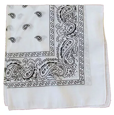 Pack Of 5 - Lightweight Trainman Paisley Bandana • $4.99