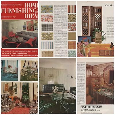 Bh Better Homes & Gardens Home Furnishings Spring 1969 Mid Century Modern • $19.99