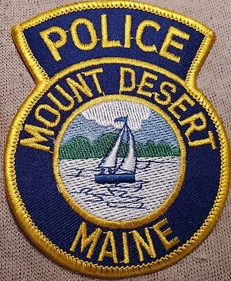 ME Mount Desert Maine Police Shoulder Patch • $6.25