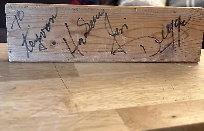 Wwf Hacksaw Jim Duggan AUTOGRAPHED SIGNED 12inch 2x4 Wood Piece!! • $49.99