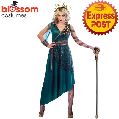 £38.37 • Buy CA1933 Medusa Serpentine Goddess Greek Mythology Halloween Dress Womens Costume