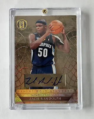 2011 Panini Gold Standard Zach Randolph Auto 1/49 Card #52 • $9.99