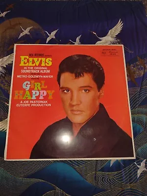 Elvis Presley Vinyl Record - Girl Happy - Mono Pressing - Australia 1965 • $59.95