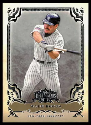 Wade Boggs 2013 Topps Triple Threads #48 • $2.99