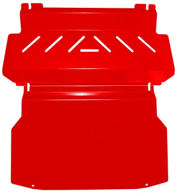 RED Bash Plate Set For Mitsubishi Pajero NS NT NW NX Underbody Guard 2006-2022 • $190