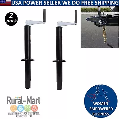 A Frame Trailer Jack 2000 Lbs Capacity Vertical Lift Travel Heavy Duty - 2pk • $59.99