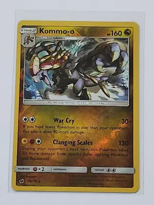 2017 Pokemon Kommo-o Holo Trading Card • $4.99