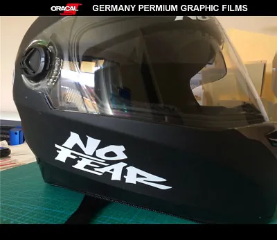 2 Pics NO FEAR Helmet Motorcycle Racing MotoGP Decal Sticker_120 Mm X 40 Mm Each • $5.47