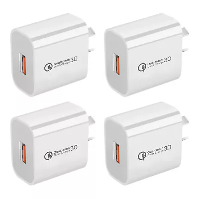 4x Qualcomm 18W Quick Charge QC3.0 Super Fast USB AU Plug Wall Charger Universal • $19.99