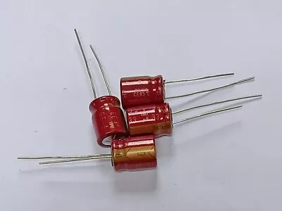 4 X RED ELNA CERAFINE 33uF 35V AUDIO GRADE ELECTROLYTIC CAPACITOR • $19.99