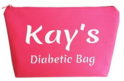 £7.50 • Buy First Aid Medicine Bag Personalised Diabetic School Medical Kit Bag Rescue Case 