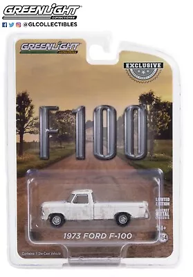 Greenlight 1973 Ford F-100 White Pickup Truck 1/64 • $6.39