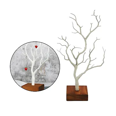 Large Jewelry Tree Stand Display Necklace Ring Earring Hanging Holder Show • £9.73