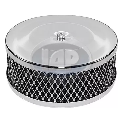 VW CHROME / FOAM AIR CLEANER 5-3/8  DIAMETER 2  NECK 1200-1600cc EMPI 9121 • $24.55