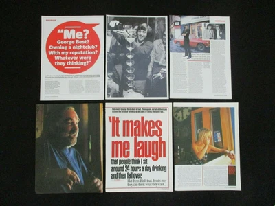 £2.99 • Buy GEORGE BEST - Manchester United: Bundle Of Football Magazine/Annual Features 3