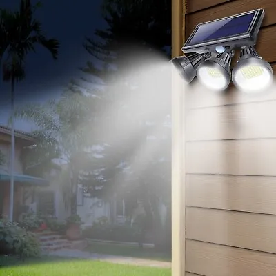 Solar Outdoor Lights ML5000 LED Motion Sensor Security High Brightness 7000K • $18.99