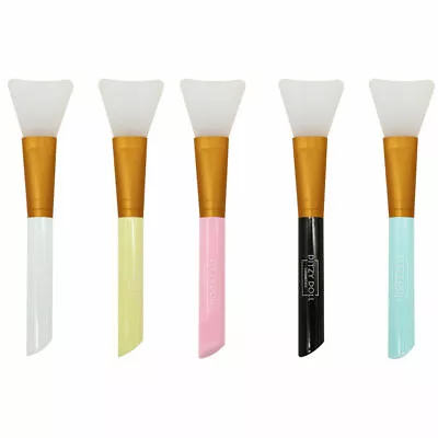 Silicone Face Mask Brush - Pastel Facial Applicator Tools Makeup Mud Mixing Skin • £2.49