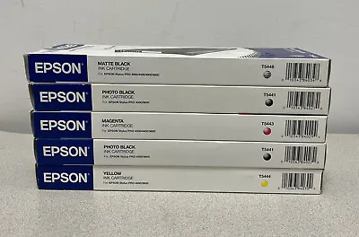 Lot Of 6 EPSON Stylus Pro 4000/9600 INK Exp Date 2006-2008 • $358