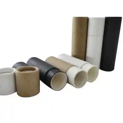 Eco Biodegradable Push Up Card Tubes Container Cosmetic Lip Balm Cardboard Kraft • £69.89