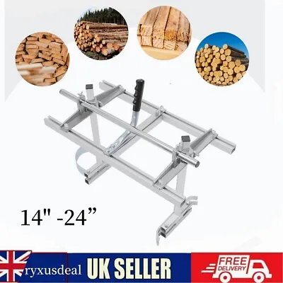 14  -24” Lumber Milling Chainsaw Guide Bar Planking Mill Attachment USA • £57