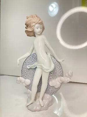 Lladro Glazed Porcelain- Blue Moon  Luna Nueva Figurine #1435  8 3/4  *READ* • $36