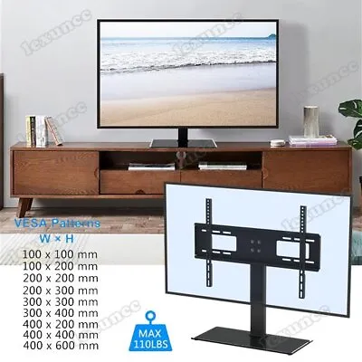 Universal Tabletop TV Stand Bracket For 32 37 42 48 50 55  Inch Samsung Sony LG • £24.70