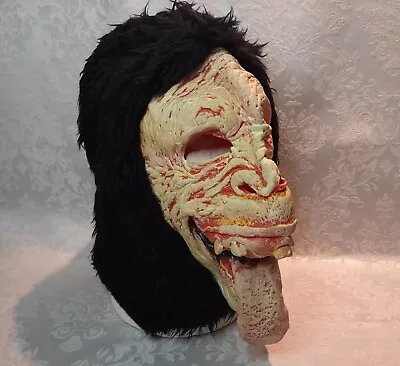 $9.95 • Buy Halloween Costume Accessories Crazy Scary Creepy Monkey Mask Used