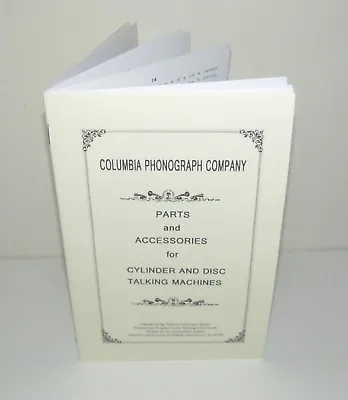 Columbia Phonograph Parts Manual Reproduction • $18