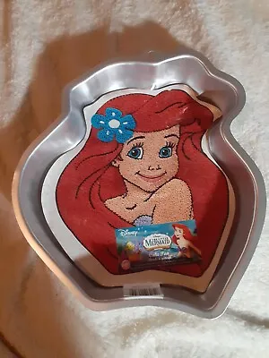 WILTON Disney Little Mermaid Ariel Cake Pan 2105-4355 Princess Aluminum Baking • $24.99