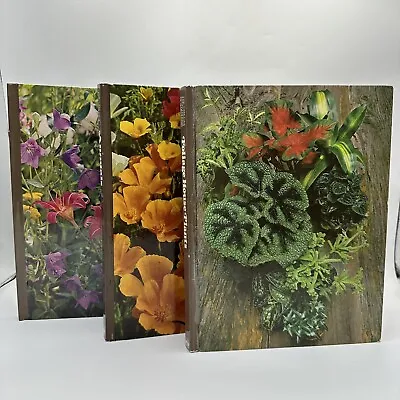 3 Vintage Time-Life Encyclopedia Of Gardening Annuals Perennials Houseplants • $25