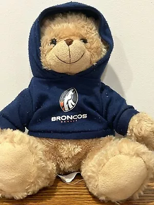 Nickelodeon NFL Denver Broncos Plush Rush Zone Rally Men Stuffed Bear Hoodie 7  • $10