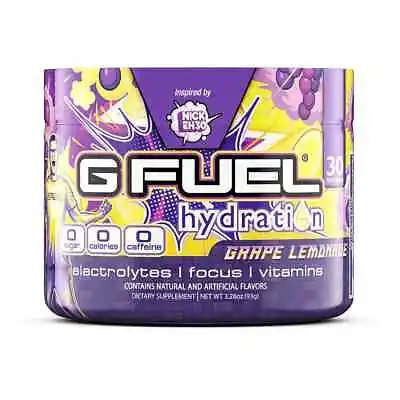 Gamma Labs G Fuel Hydration Grape Lemonade GFuel 30 Servings • $39.95