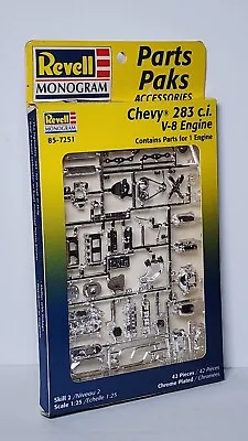 Revell Monogram Parts Paks Chevy 283 C.i. V8 Engine 1:25 Scale Model Kit • $33.99