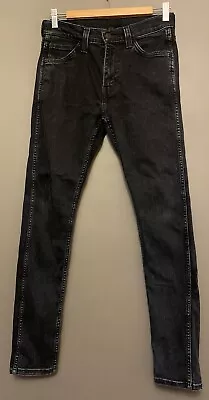 Levi 519 Black Jeans W30 L32 Men Boys Grey • £15