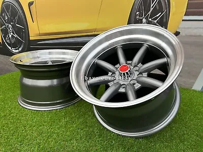 15 Inch 4X100 WATANABE JR19 Style 9J + 10.5J Wheels For Miata MX-5 JDM Rims GR • $1669.58