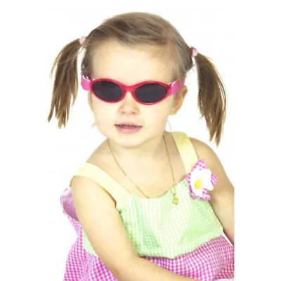 Kidz Banz Adventure Sunglasses Strap 2-5 Yrs 100% UVA UVB Lens Protection Pink • £13.49