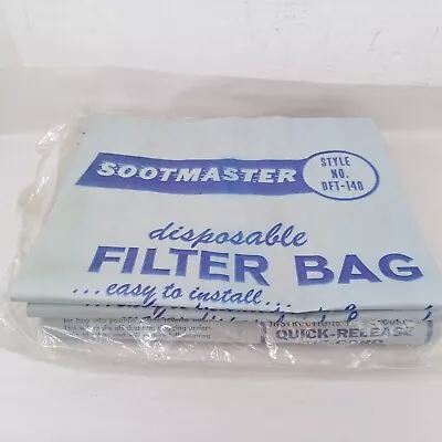 Sootmaster DFT-140 Disposable Filter Vacuum Bag 11 New Bags • $23.96