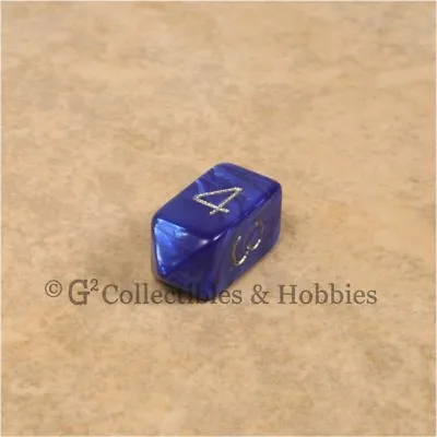 NEW Crystal Caste D4 Pearl Blue Barrel Die D&D Gaming RPG Dice Four Sided  • $2.99