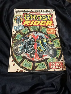 Marvel Ghost Rider 7 1973 August Comic Book  Zodiac Stunt Master • $8