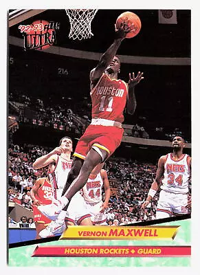 1992-93 Ultra Vernon Maxwell Houston Rockets #71 • $1.49