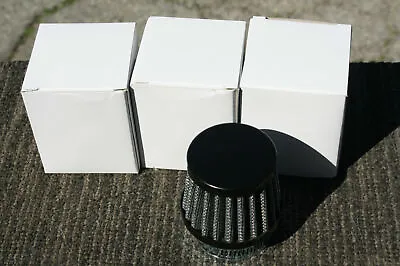 HONDA BLACK  35mm - 39mm POD Air Filters Filter Pods K&N Style SOLD ONE EACH  • $6.99