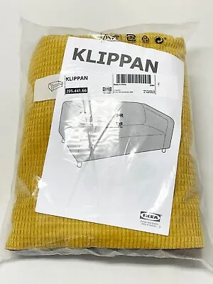 Ikea KLIPPAN Loveseat Sofa COVER ONLY Vansbro Yellow 205.441.66 - NEW • £162.94