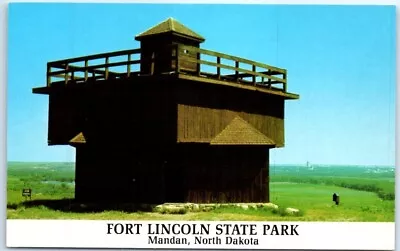 Postcard - Fort Lincoln State Park - Mandan North Dakota • $6.99