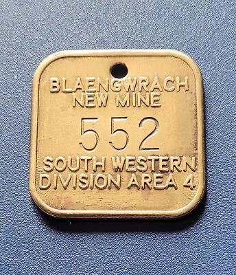 Original 32mm Blaenant New Mine Colliery Pit Check Welsh Miners Lamp Tally • £15