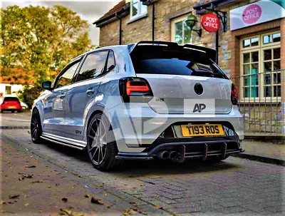 VW Polo MK5 6R 6C GTI R Oettinger Style Carbon Fibre Boot Spoiler 2009-2017 • £82.55